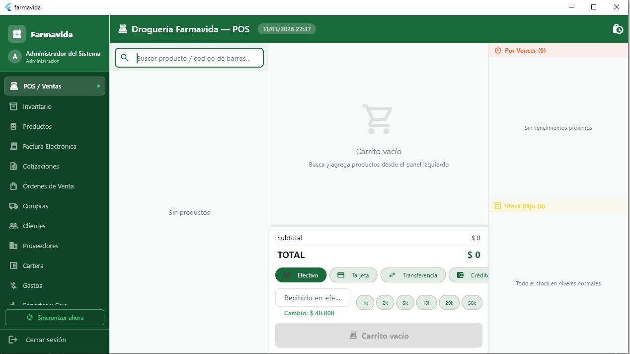 Proyecto 3: plataforma nube POS y facturación