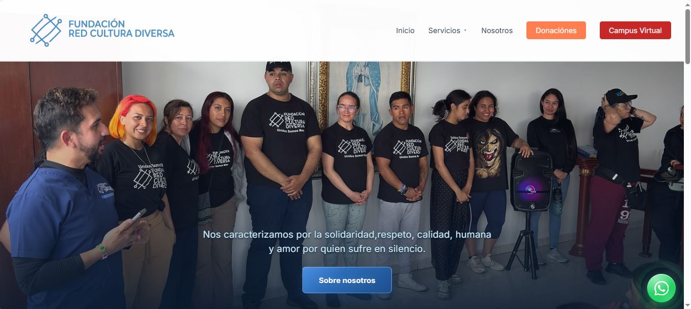 Sitio público de la Fundación Red Cultura Diversa